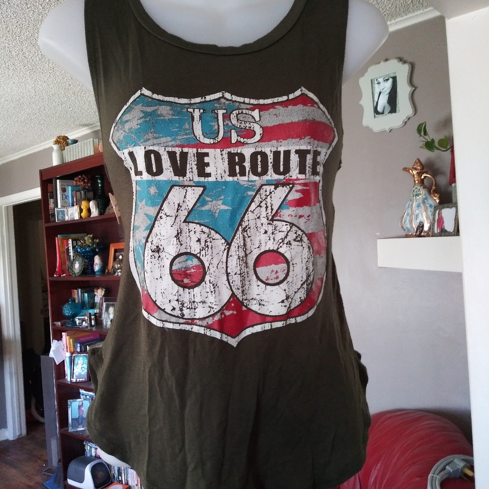 Woman's US Route 66 Tank Top